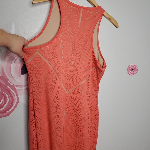 Mossimo Coral Sleeveless Maxi Dress - Picture 6 of 8